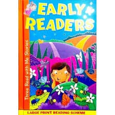Book cover of Three Read With Me Stories Early Readers Large Print Reading Scheme by Unknown Author