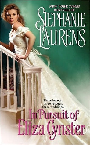 Book cover of In Pursuit of Eliza Cynster by Stephanie Laurens