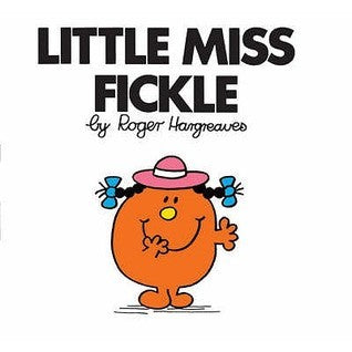 Book cover of Little Miss Fickle by Roger Hargreaves