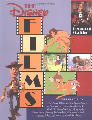 Book cover of The Disney Films by Leonard Maltin