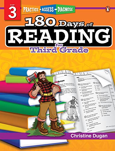 Book cover of 180 Days of Reading Grade 3 by Penguin Asia Library