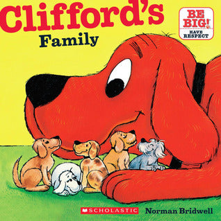 Book cover of Clifford's Family by Norman Bridwell