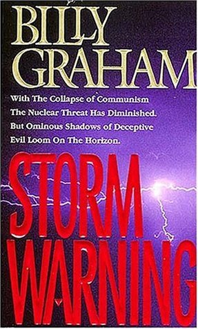 Book cover of Storm Warning by Billy Graham, Don Leslie