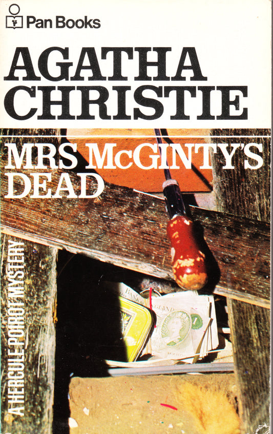 Book cover of Mrs. McGinty's Dead by Agatha Christie