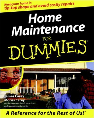 Book cover of Home Maintenance For Dummies by James Carey, Morris Carey