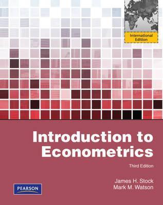 Book cover of Introduction To Econometrics : International Ed by James H. Stock, Mark W.  Watson