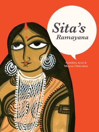 Book cover of Sita's Ramayana by Samhita Arni, Moyna Chitrakar (Illus.)