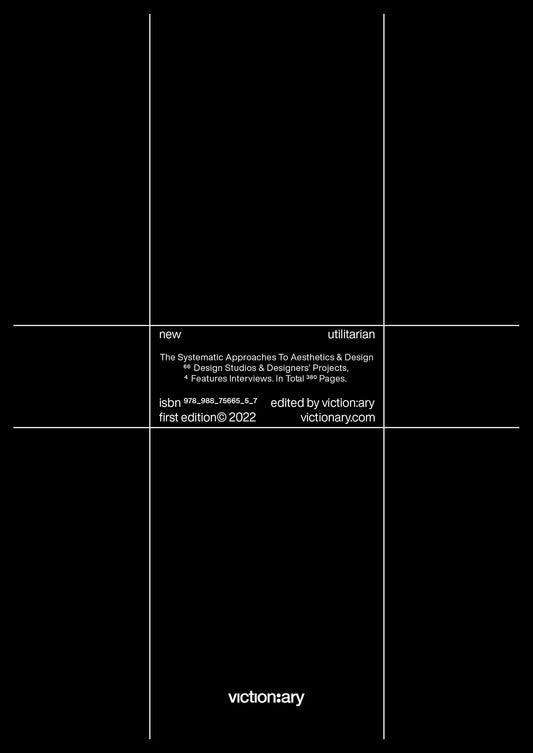 Book cover of New Utilitarian: Systematic Approaches to Aesthetics and Design by Victionary