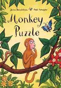 Book cover of Monkey Puzzle by Julia Donaldson, Axel Scheffler (Illus.)