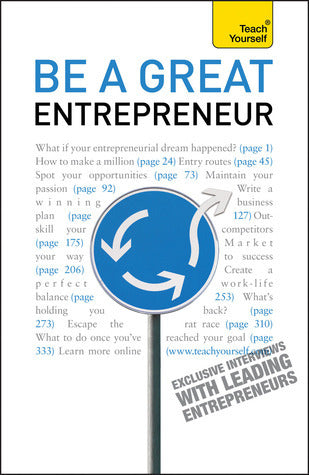 Book cover of Be A Great Entrepreneur by Alex McMillan