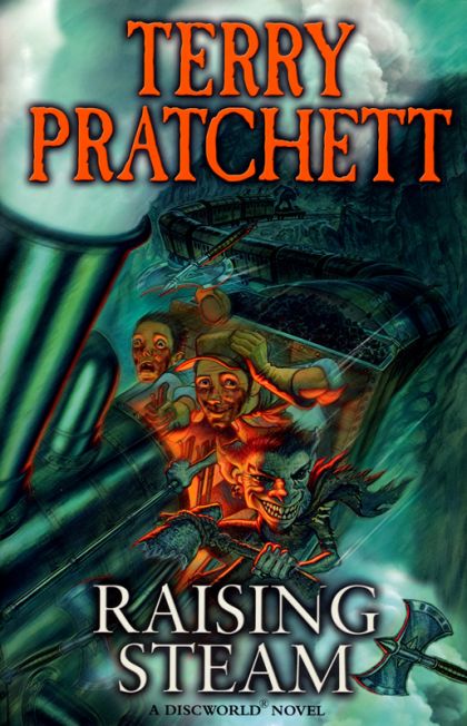 Book cover of Raising Steam by Terry Pratchett
