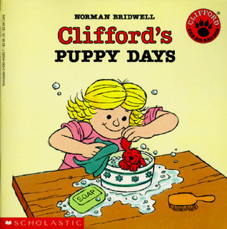Book cover of Clifford's Puppy Days by Norman Bridwell