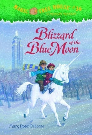 Book cover of Blizzard Of The Blue Moon by Mary Pope Osborne, Sal Murdocca (Illus.)