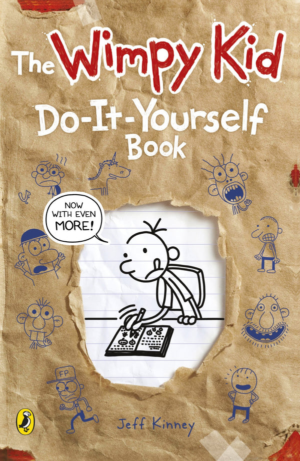 Book cover of The Wimpy Kid Do-It-Yourself Book by Jeff Kinney