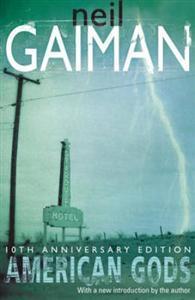 Book cover of American Gods by Neil Gaiman