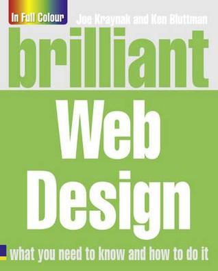 Book cover of Brilliant Web Design by Joe Kraynak