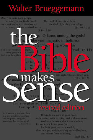 Book cover of The Bible Makes Sense by Walter Brueggemann