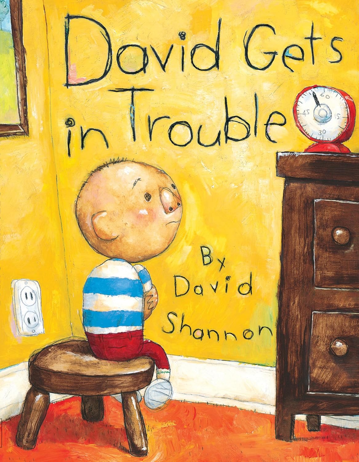 Book cover of David Gets In Trouble by David Shannon
