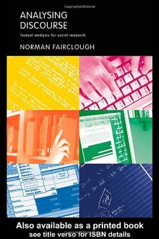 Book cover of Analyzing Discourse by Norman Fairclough