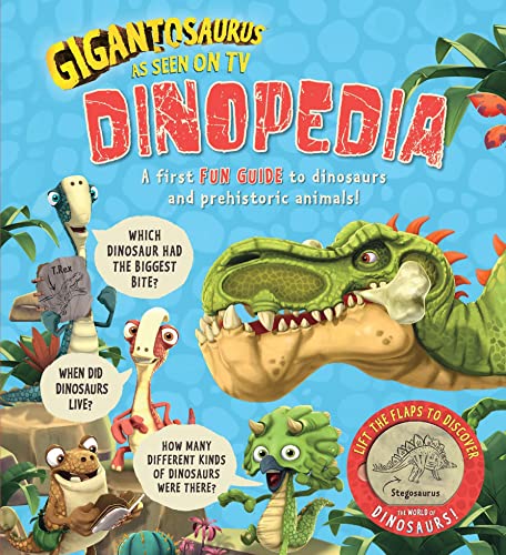 Book cover of Gigantosaurus - Dinopedia by Cyber Group Studios