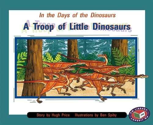 Book cover of A Troop Of Little Dinosaurs PM Purple Set B by Hugh Price