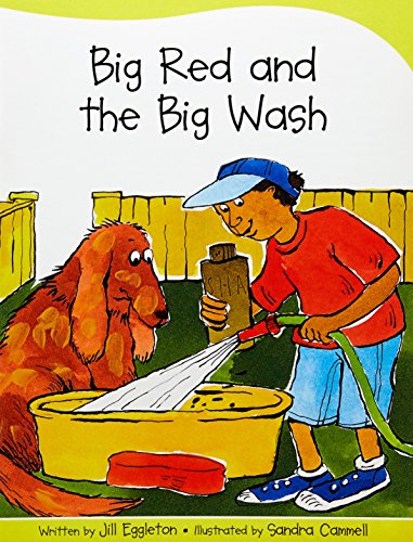 Book cover of Big Red And The Big Wash: Sails Take-Home Library Set B by Jill Eggleton