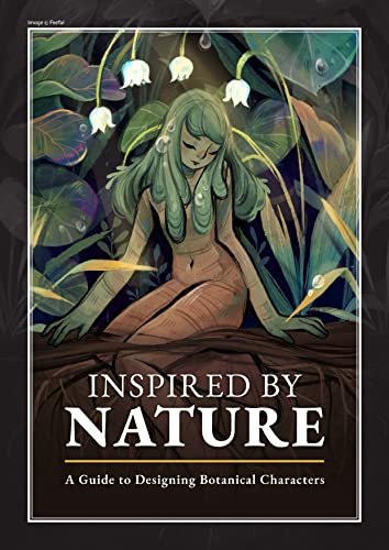 Book cover of Inspired By Nature: Designing Botanical Characters by 3dtotal Publishing (Ed.)