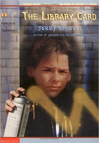 Book cover of The Library Card by Jerry Spinelli