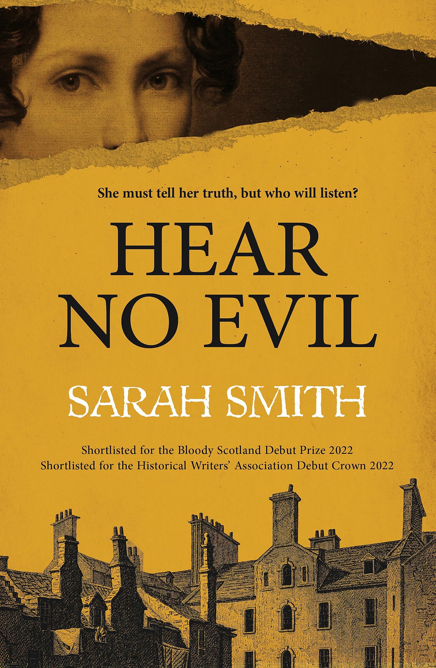 Book cover of Hear No Evil by Sarah              Smith