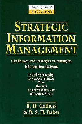 Book cover of Strategic Information Management by Robert D Galliers