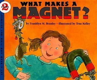 Book cover of What Makes A Magnet? by Franklyn Mansfield Branley, True Kelley (Illustrations)