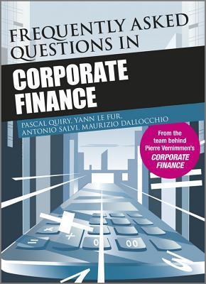 Book cover of Frequently Asked Questions In Corporate Finance by Pascal Quiry
