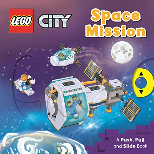 Book cover of LEGO® City. Space Mission: A Push, Pull And Slide Book by Macmillan Children's Books