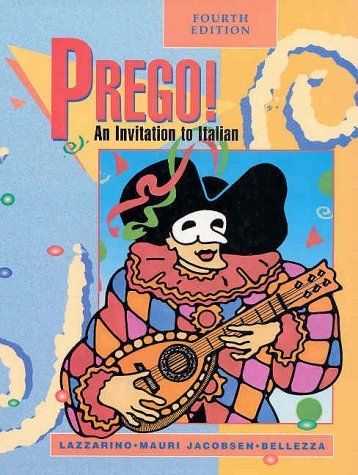 Book cover of Prego! An Invitation To Italian by Graziana; Bellezza Lazzarino, Mara Mauri Jacobsen