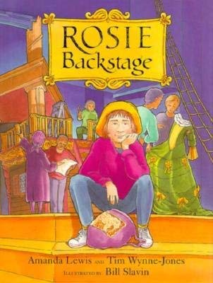 Book cover of Rosie Backstage by Amanda   Lewis, Bill Slavin