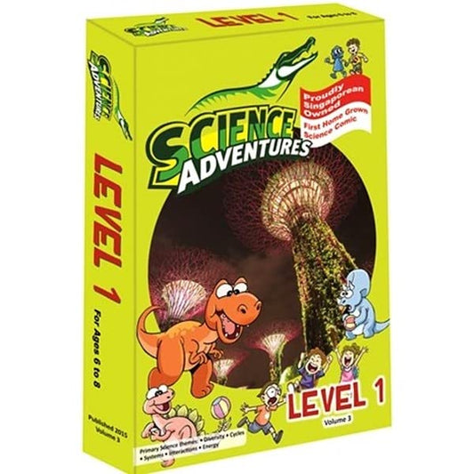 Book cover of Science Adventures (Box Set - 10 Books #21- #30) Vol 3 Level 1 by English Corner