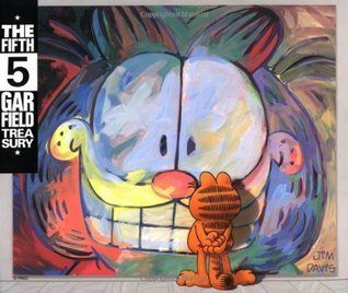 Book cover of The Fifth Garfield Treasury by Jim Davis
