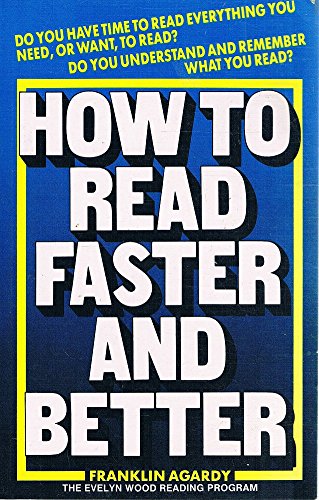 Book cover of How To Read Faster And Better by F.J. Argady
