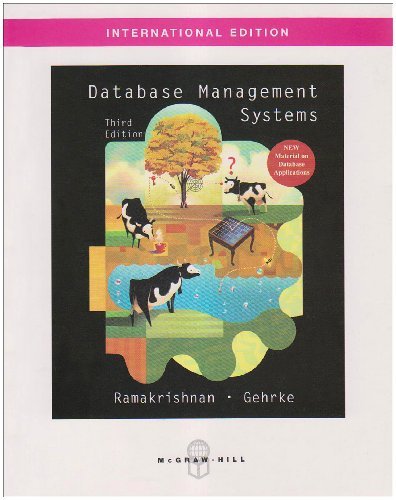 Book cover of Database Management Systems by Johannes Ramakrishnan Raghu; Gehrke