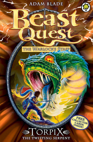 Book cover of Torpix The Twisting Serpent by Adam Blade