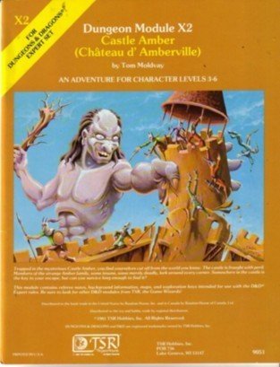 Book cover of Castle Amber (Château d' Amberville) by Tom Moldvay
