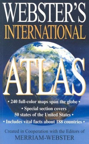 Book cover of Webster's International Atlas by Anonymous