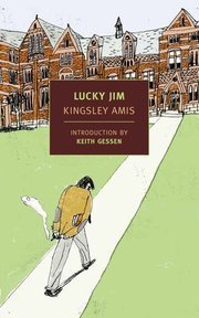 Book cover of Lucky Jim by Kingsley Amis, Keith Gessen (Introduction)