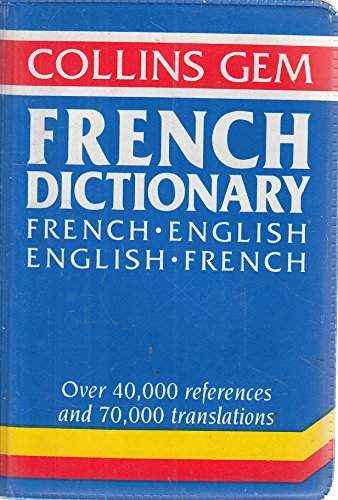 Book cover of Collins Gem Dictionary, French-English by Pierre-Henri Cousin