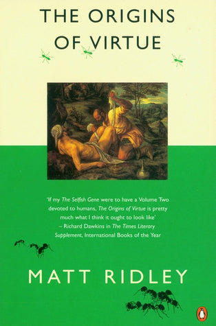 Book cover of The Origins Of Virtue by Matt Ridley