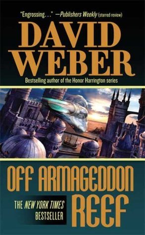 Book cover of Off Armageddon Reef by David Weber