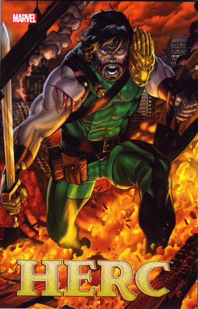 Book cover of Herc: The Complete Series, By Greg Pak & Fred Van Lente by Greg Pak (Writer), Fred Van Lente, June Brigman (Illus.), David Hahn (Illus.)