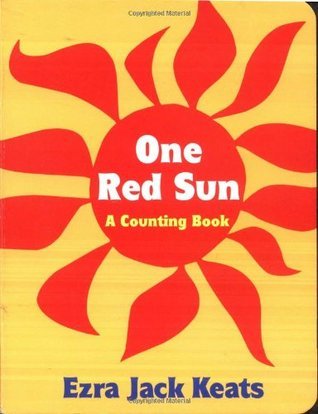 Book cover of One Red Sun: A Counting Book by Ezra Jack Keats