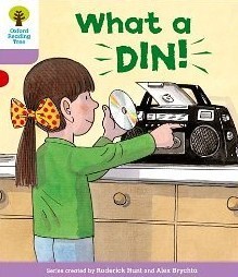 Book cover of What a Din! by Roderick Hunt