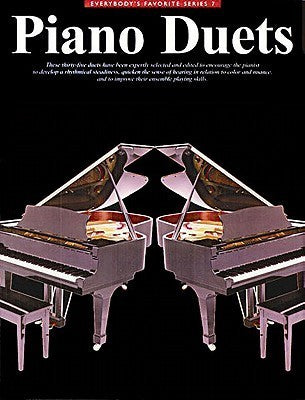 Book cover of Everybody's Favorite Piano Duets by Various